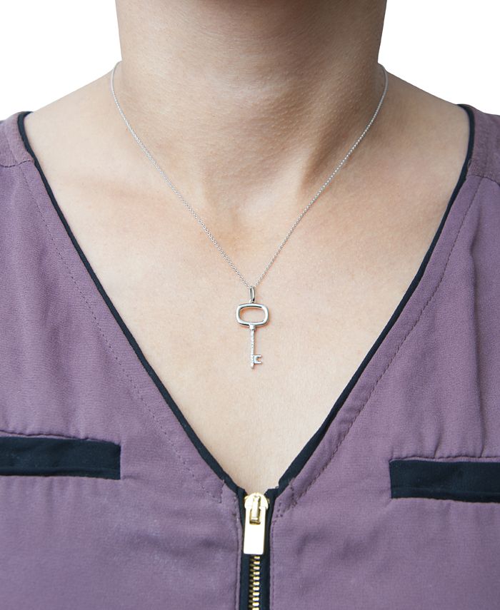 Macy's key necklace clearance