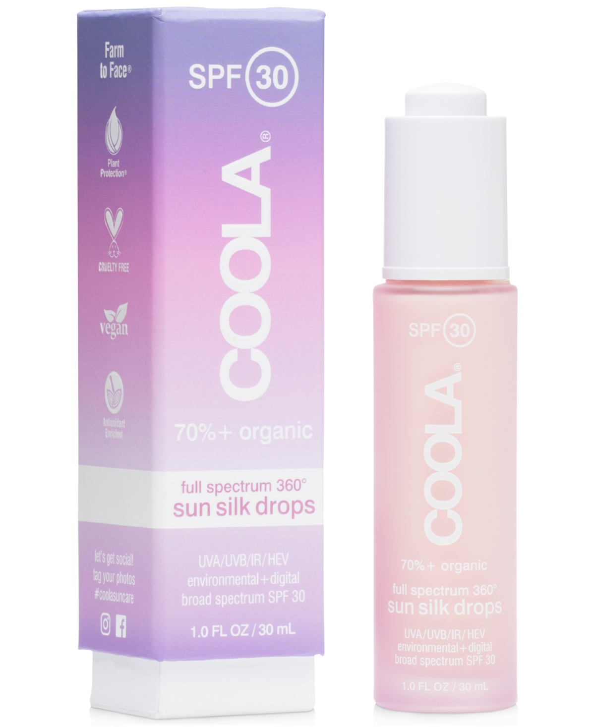 UPC 855011007377 product image for Coola Full Spectrum 360° Sun Silk Drops Organic Sunscreen Spf 30 | upcitemdb.com