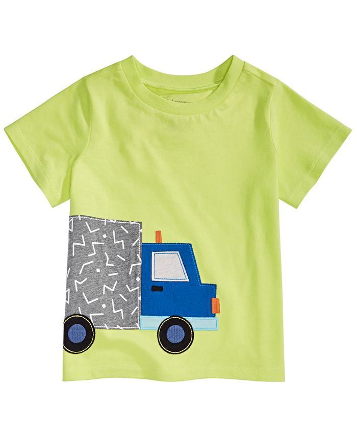 First Impressions Baby Boys Truck-Print T-Shirt, Created for Macy's ...