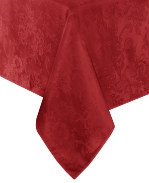 Elrene Poinsettia Elegance Jacquard Holiday Tablecloth - 52
