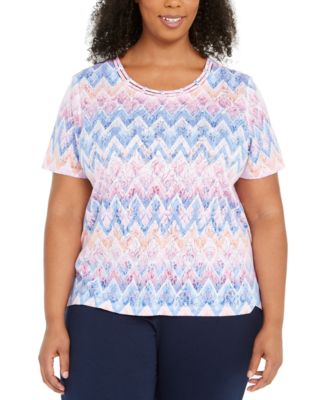 alfred dunner plus size tops on sale