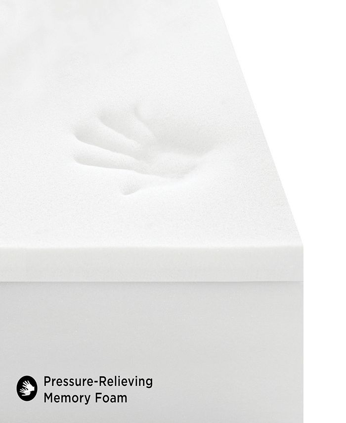 SensorPEDIC 2Inch Essentials Memory Foam Mattress Topper Twin Macy's
