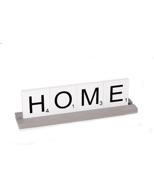 Bey Berk Home Scrabble Letter Tile Wooden Sign Reviews Macy S