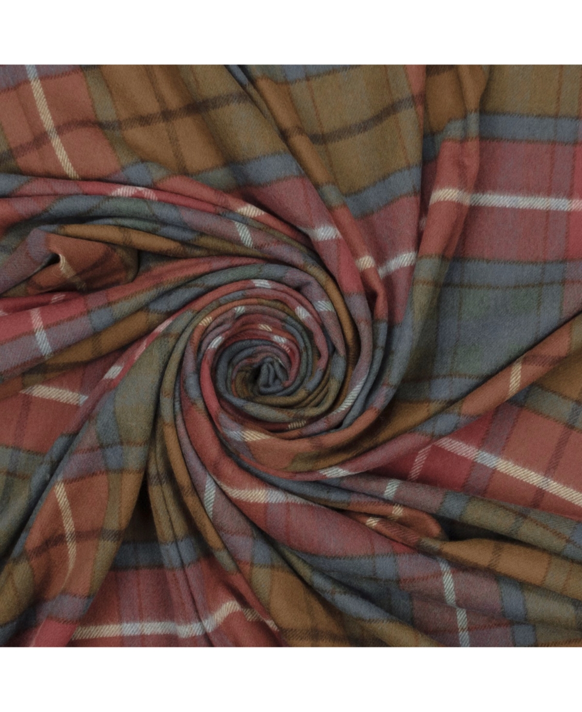 Prince of Scots Highland Tartan Tweed Merino Wool Throw, 55" x 72"