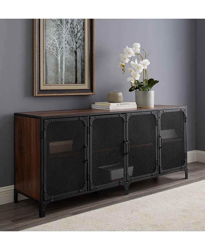 Walker Edison Industrial TV Stand Macy's