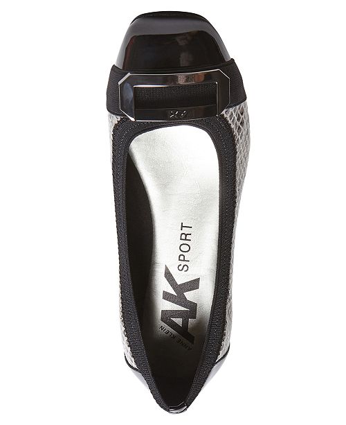 anne klein sport uplift buckle flats