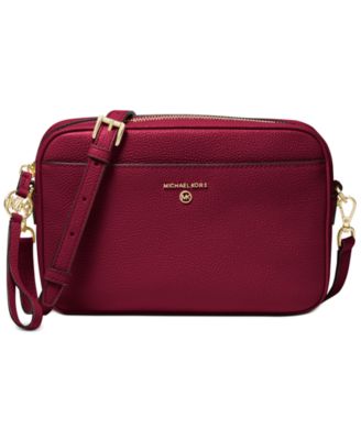 michael kors jet set crossbody maroon