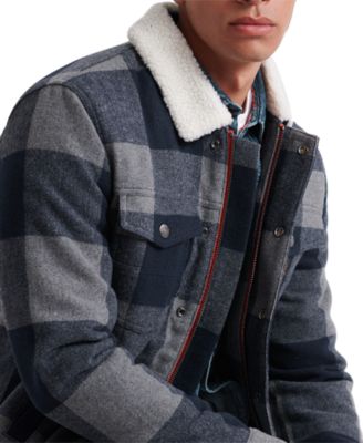 superdry buffalo check jacket