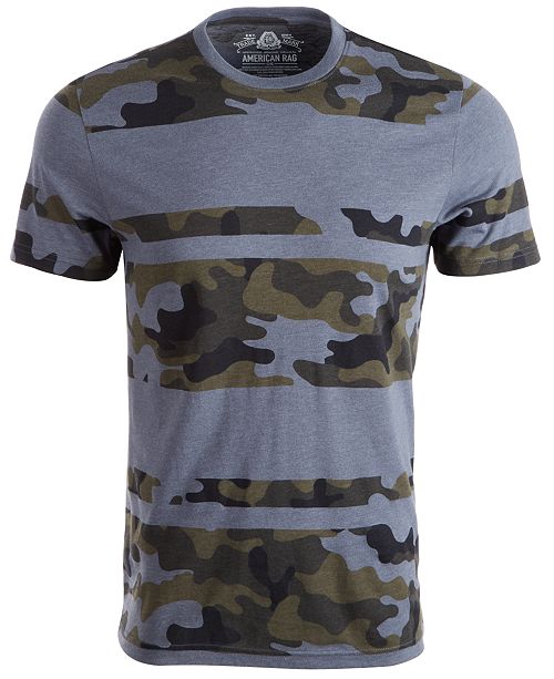 American Rag Men S Blocked Camo T Shirt Created For Macy S