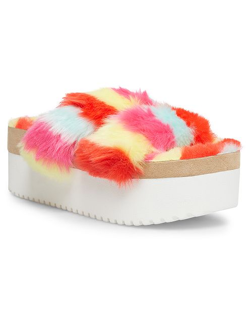 Madden Girl Furbeee Platform Slippers Reviews Sandals Shoes Macy S,Versace Dresses Red Carpet