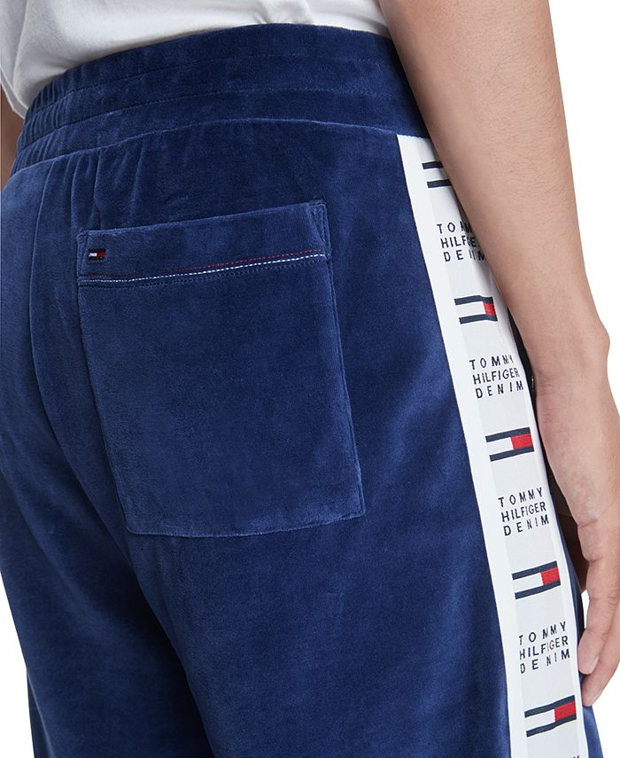 tommy hilfiger taped joggers