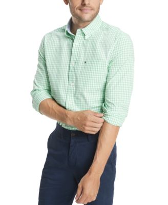 Men's Long-Sleeve Twain Gingham Check Classic Fit Shirt