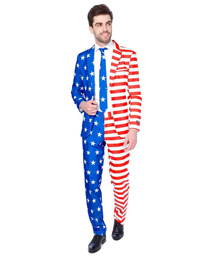 Suitmeister Men's USA Flag Americana Suit - Macy's