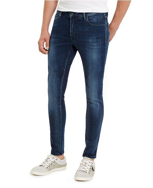 GUESS Men's SkinnyFit Stretch Jeans & Reviews Jeans Men Macy's