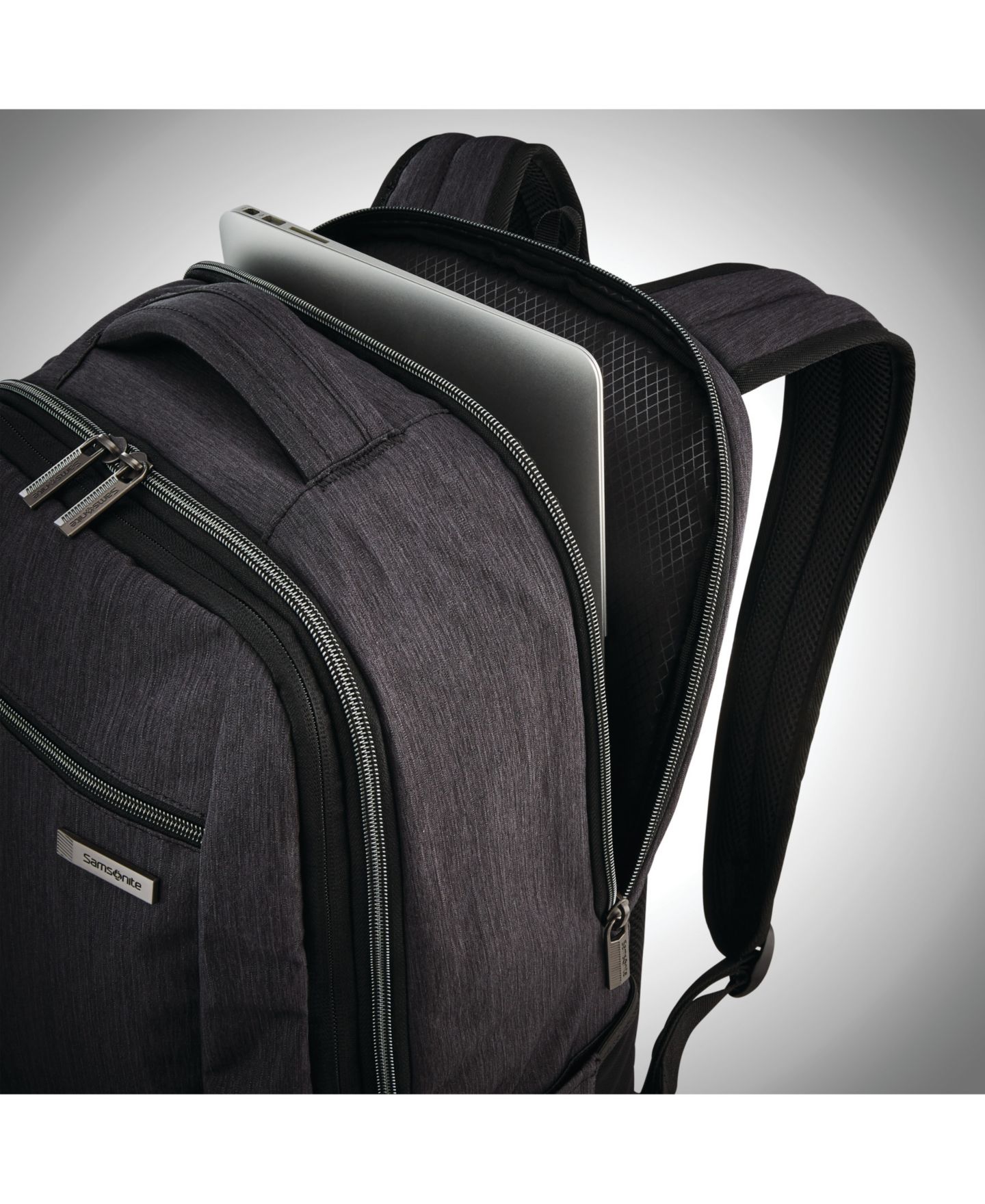 Рюкзак Samsonite Modern Utility Travel, цвет: Угольный меланжевый — фото 4