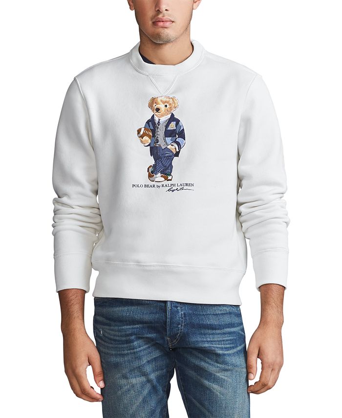 Polo Ralph Lauren Men's Polo Bear Fleece Sweatshirt - Macy's