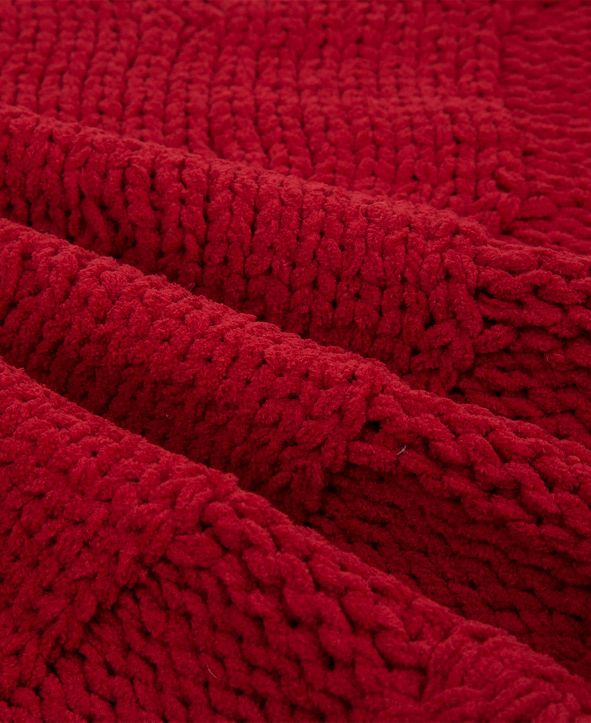 Glitzhome 52"D Knitted Christmas Tree Skirt & Reviews ...