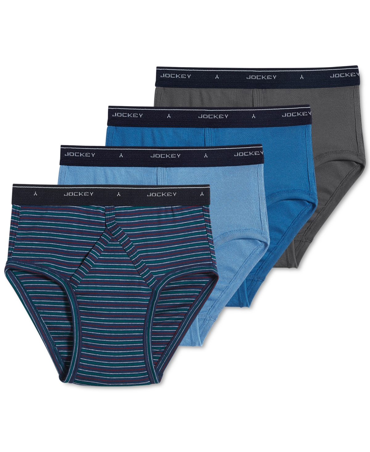 Men's 4-Pack Classic Low-Rise Briefs - Black