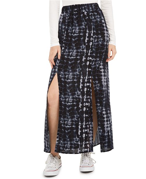 Be Bop Juniors Printed Double Slit Maxi Skirt Reviews Skirts