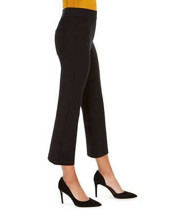 SPANX The Perfect Petite Black Pant Cropped Flare Pants - Macy's