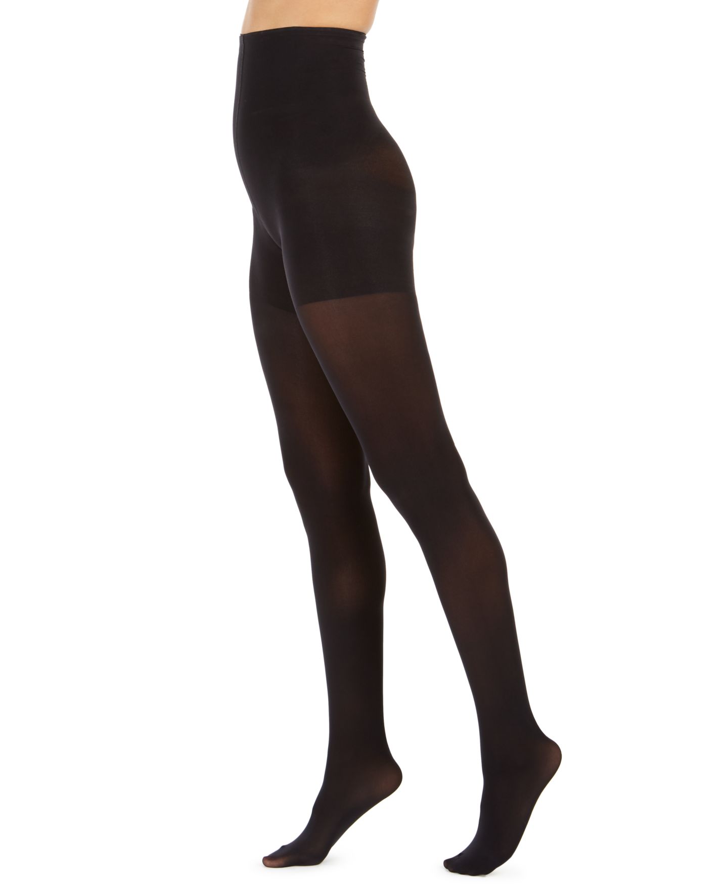 Женские высокие компрессионные легинсы Spanx Tight-End Tights FH4315 до середины бедра, цвет: Чёрный — фото 1
