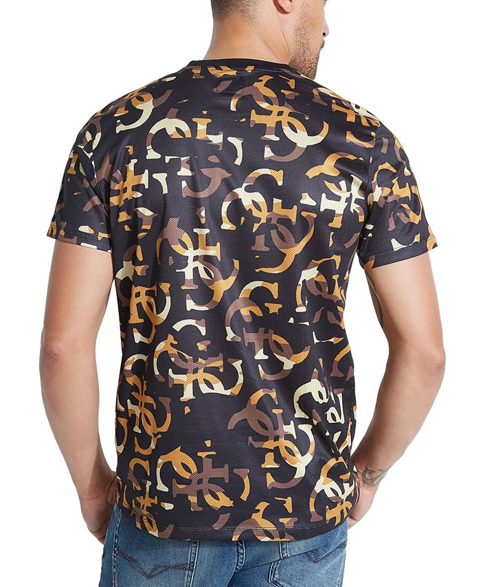 GUESS Men's Quattro Perforated T-Shirt & Reviews - T-Shirts - Men - Macy's