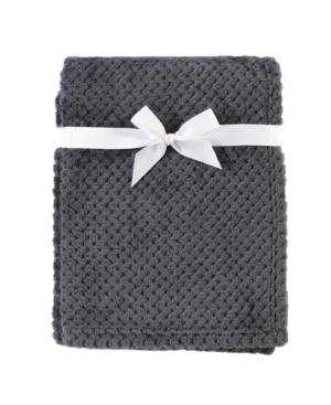 Hudson Baby Boy Plush Waffle Blanket