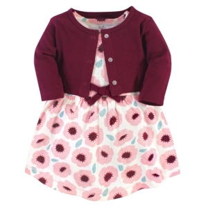 Touched by Nature Toddler Girl Organic Dress and Cardigan