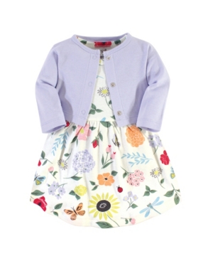Touched by Nature Baby Girl Organic Dress and Cardigan