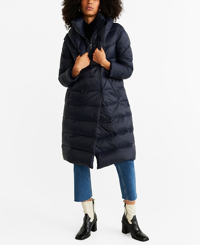MANGO Quilted Down Anorak -