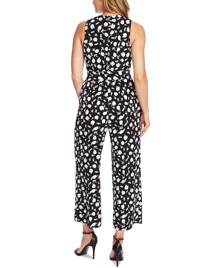 Vince Camuto Sleeveless Printed Cropped Jumpsuit & Reviews - Pants ...