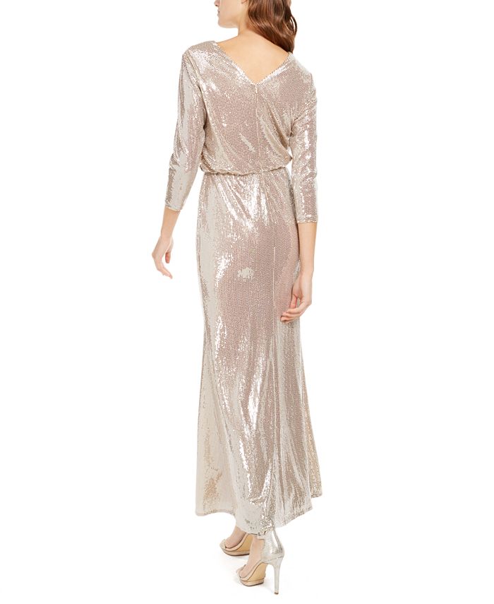 Calvin Klein Sequined Cutout Gown & Reviews - Dresses - Women - Macy's
