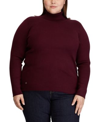 ralph lauren plus size turtleneck sweater