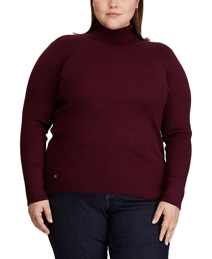 Ralph lauren plus best sale size turtleneck sweater