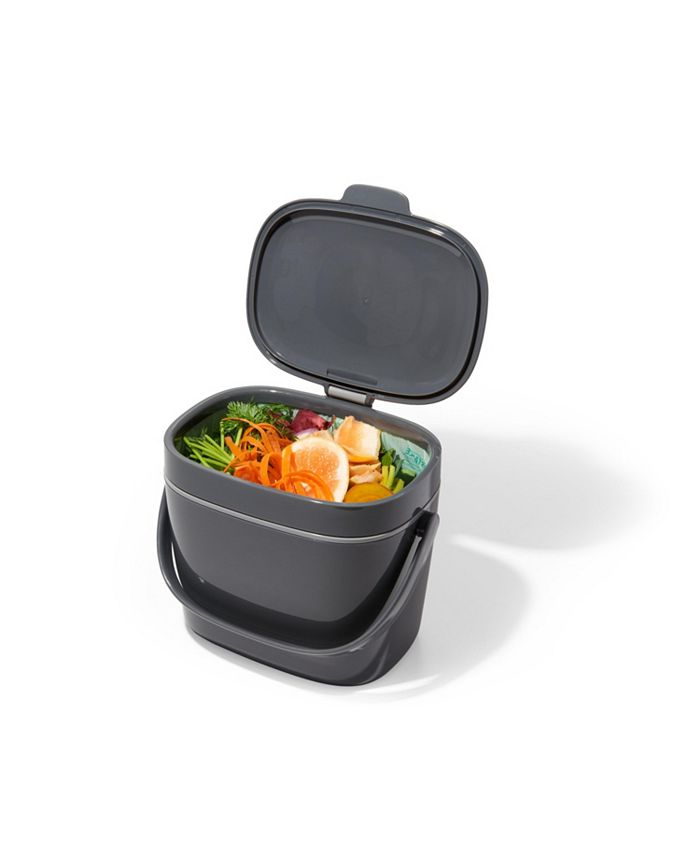 OXO 1.75 Gallon Compost Bin, Charcoal Macy's