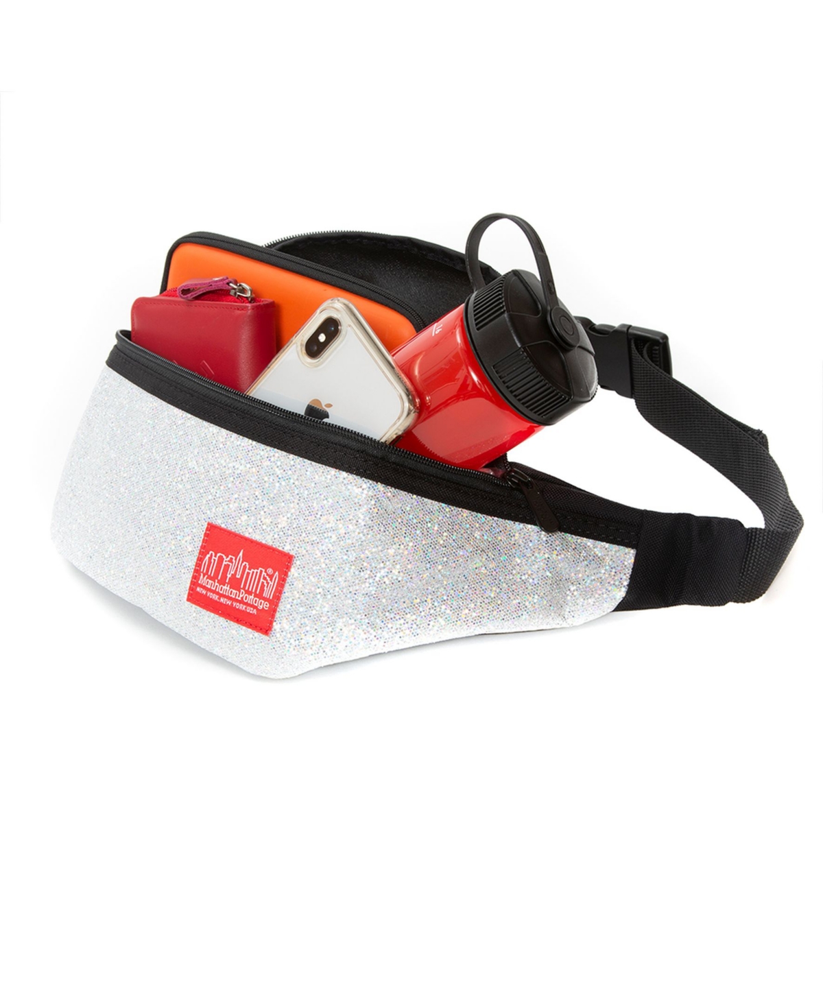 Manhattan Portage Limelight Brooklyn Bridge Waist Bag In Gray