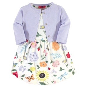 Touched by Nature Toddler Girl Organic Dress and Cardigan