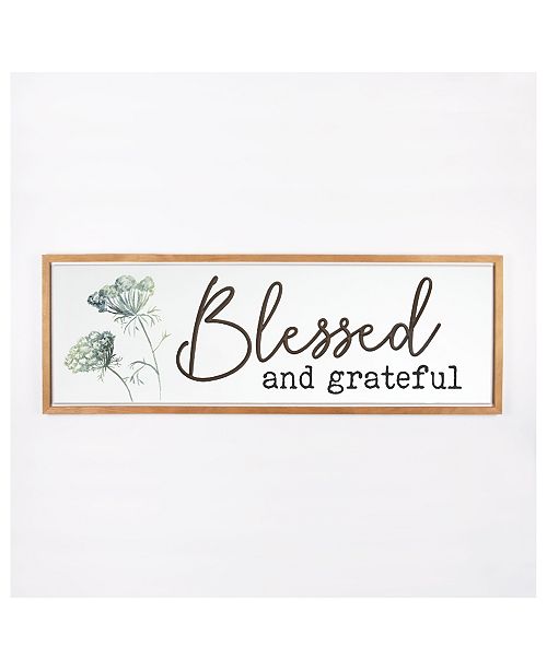 P Graham Dunn Blessed And Grateful Wall Art Reviews All Wall Decor Home Decor Macy S