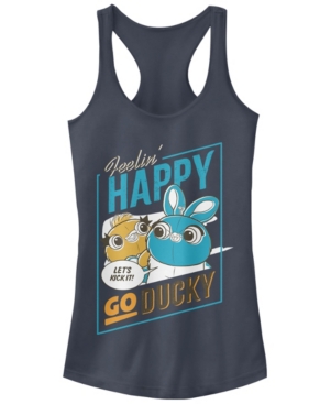 Disney Pixar Juniors' Toy Story 4 Happy Go Ducky Ideal Racerback Tank Top