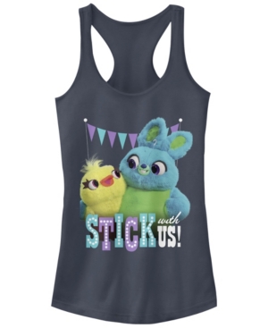 Disney Pixar Juniors' Toy Story 4 Stick with Us Ideal Racerback Tank Top