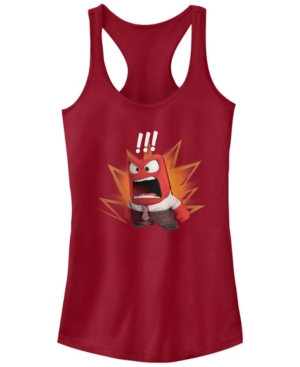 Disney Pixar Juniors' Inside Out Curse Word Ideal Racerback Tank Top