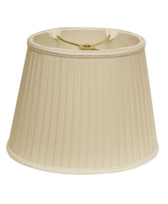 Cloth&Wire Slant Oval Side Pleat Softback Lampshade with Washer Fitter