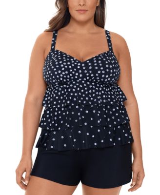 macys plus size bathing suits