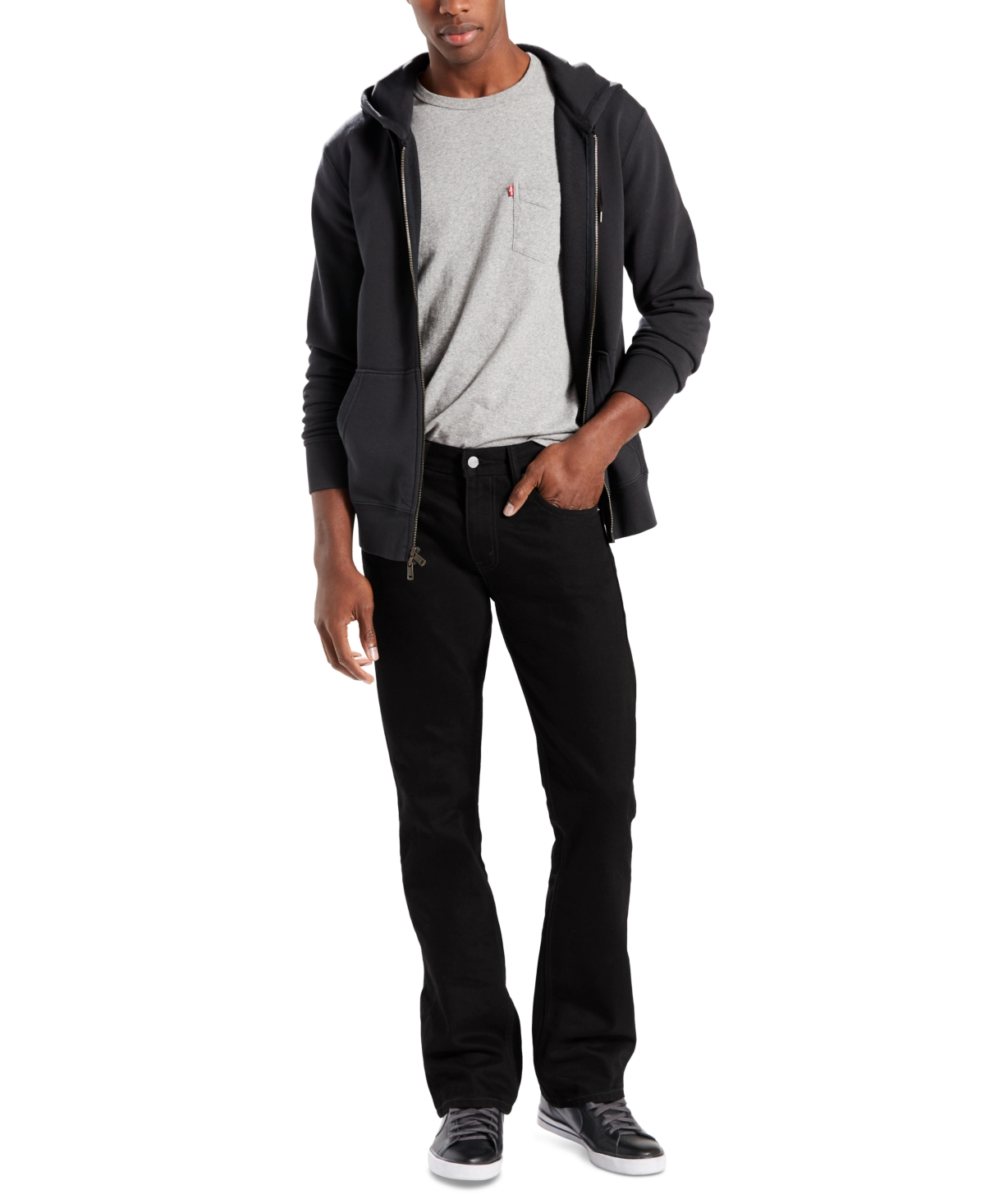 Men's 527 Flex Slim Bootcut Fit Jeans - Native Cali Black