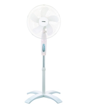 Optimus F-1760 16" Wave Oscillating 3-Speed Stand Fan with Remote Control