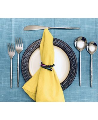 Hammered Flatware Set of 20 Pieces