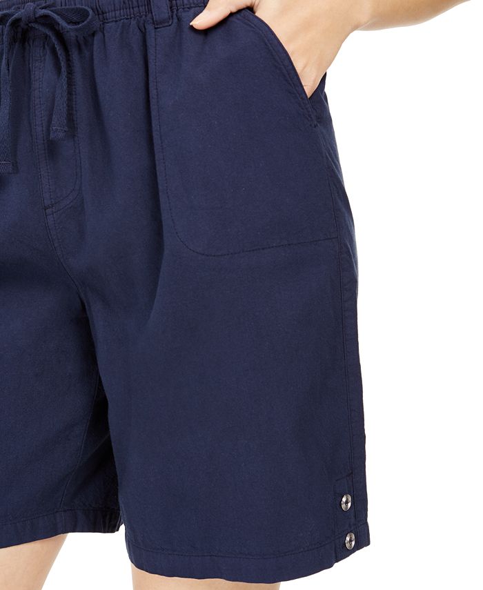 Karen Scott Cotton Drawstring Shorts, Created for Macy's & Reviews