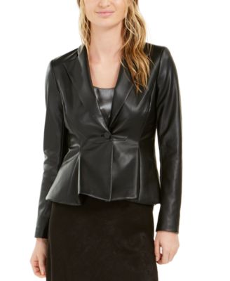 macy's bar iii leather jacket