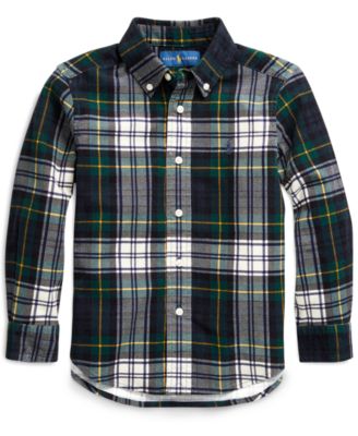 ralph lauren tartan shirt