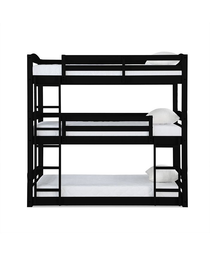 Dorel Living Wade Triple Floor Bunk Bed, Twin Macy's